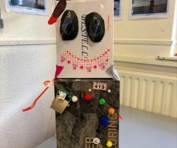 Robots and toys from recycled materials!